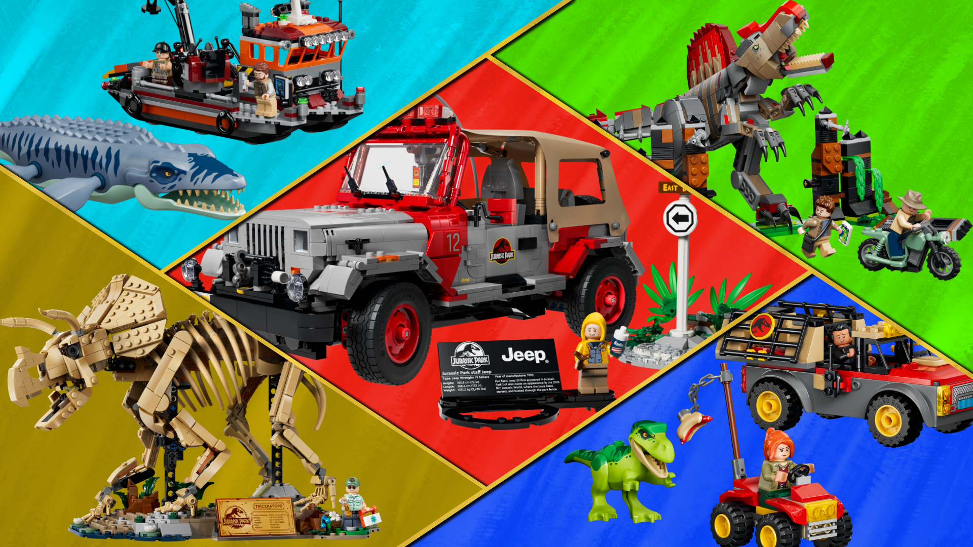 Lego is bringing out new sets inspired by both Jurassic Park and